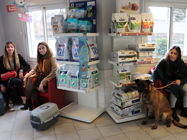 salle d'attente vétérinaire